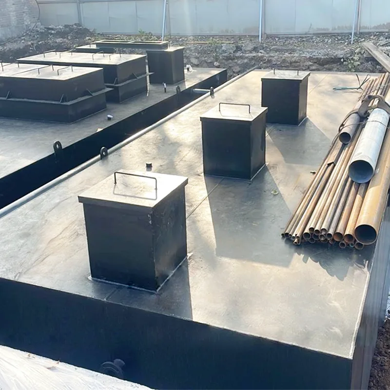 Begraven huishoudelijk afvalwater Kleinschalige gedecentraliseerde apparatuur