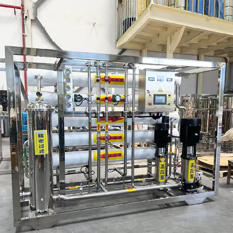 Niveau 2 zuiver water omgekeerde osmoseapparatuur voor de voedingsindustrie