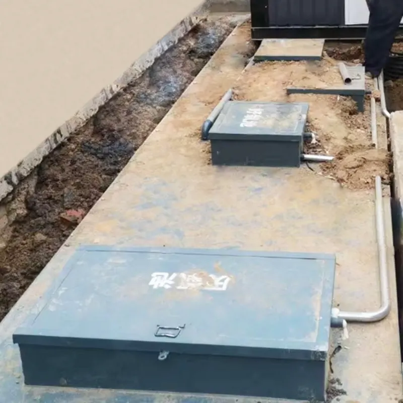 Apparatuur voor hergebruik van afvalwater in gemeenschappen